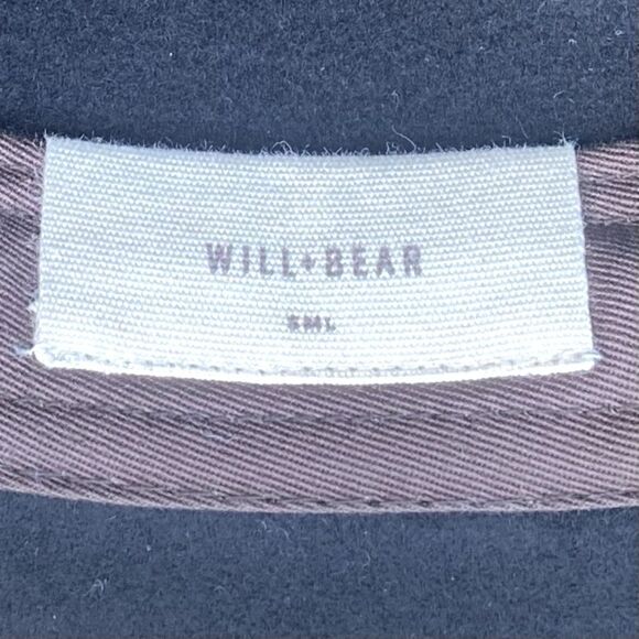 NWT New Will + Bear Calloway Black Wide Brim 100% Australian Wool Hat/Fedora S - Picture 11 of 16